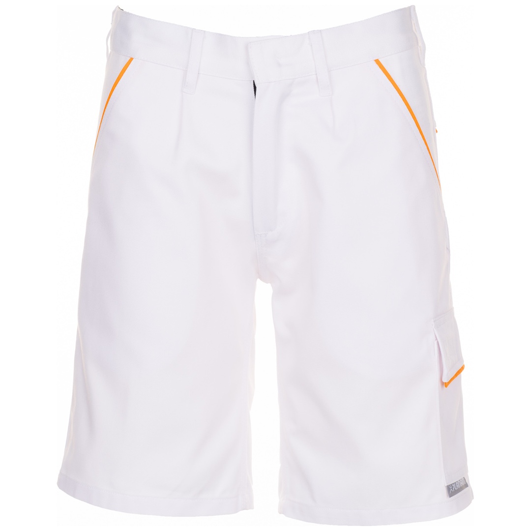 Planam Shorts Highline Gr. S reinweiß/gelb
