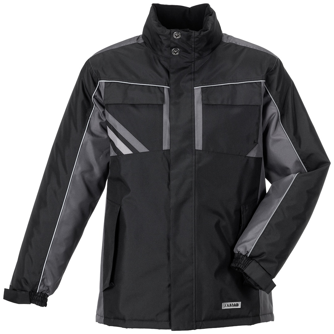 Planam Winterjacke Highline Gr. 2XL schwarz/schiefer/zink