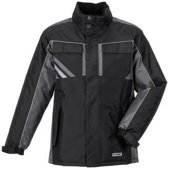 Planam Winterjacke Highline Gr. L schwarz/schiefer/zink