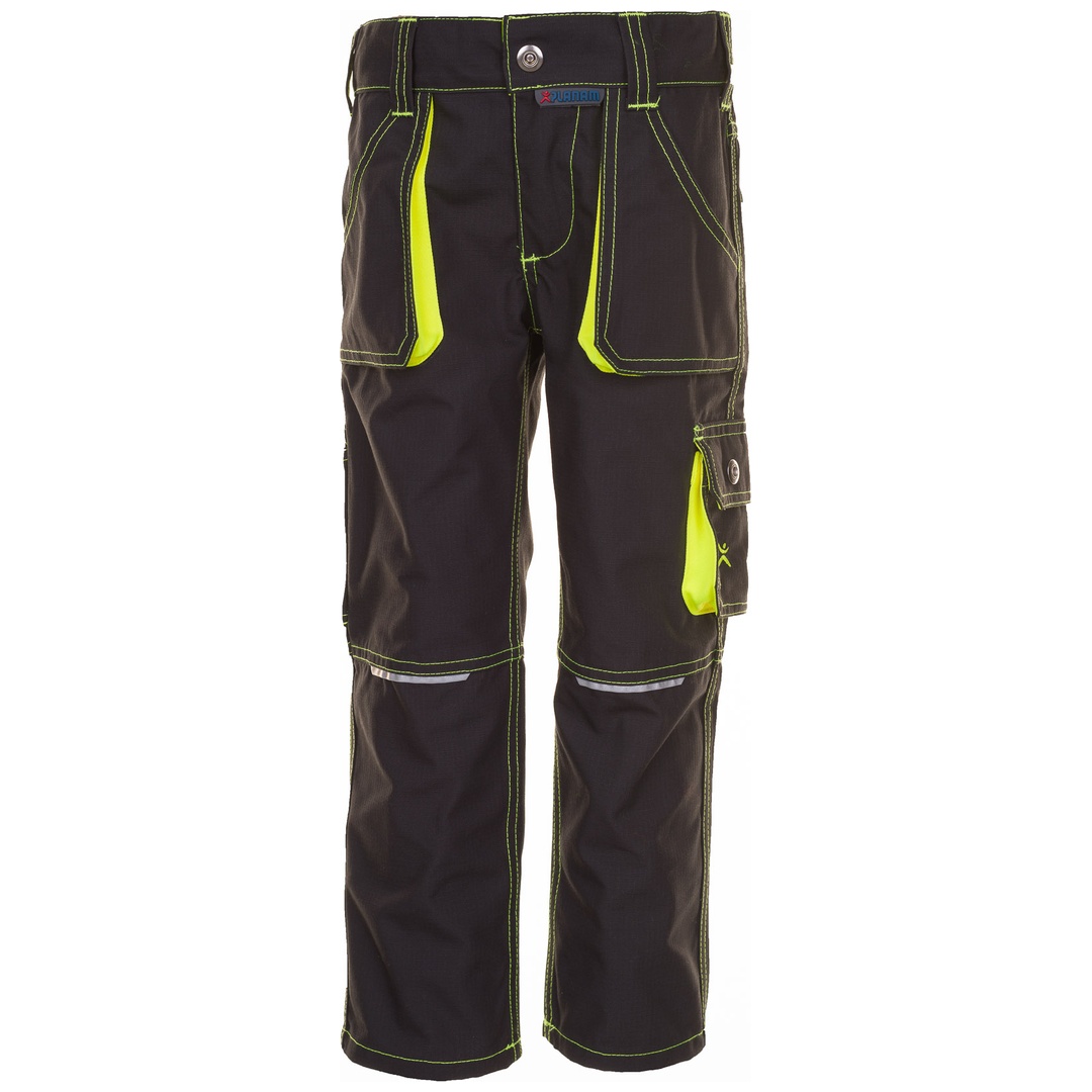 Planam Kinder-Bundhose Gr. 134/140 anthrazit/gelb
