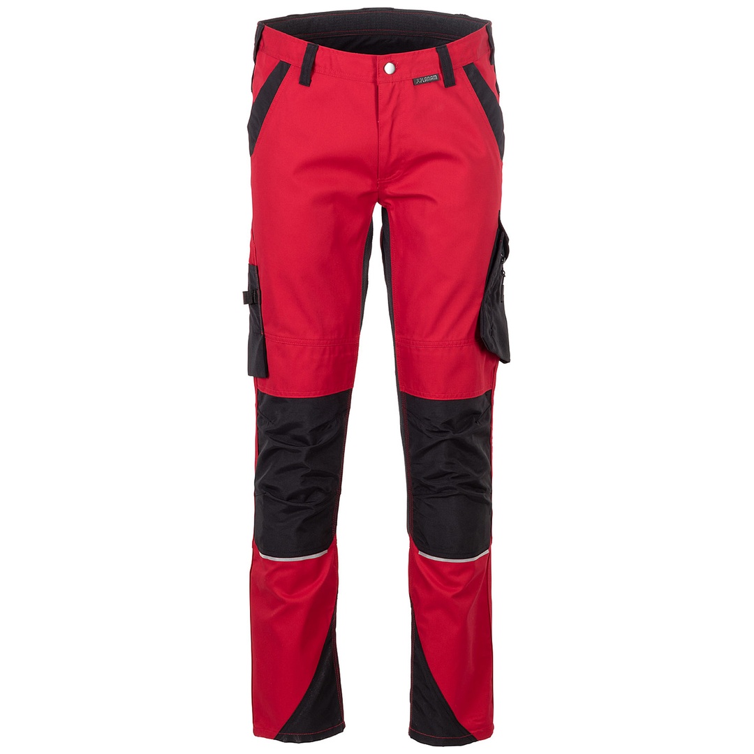 Planam Bundhose Norit Herren Gr. 60 rot/schwarz