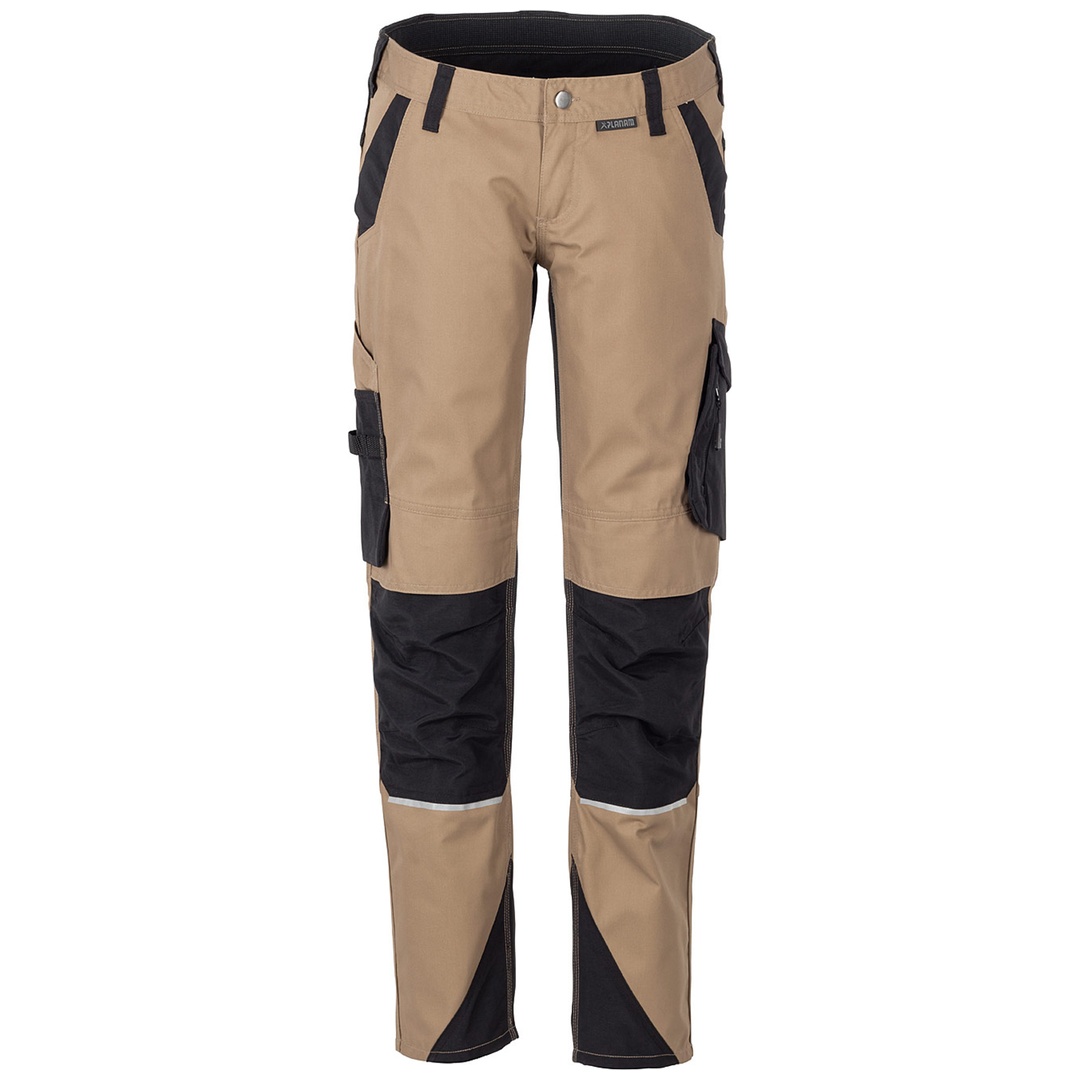Planam Bundhose Norit Damen Gr. 48 sand/schwarz