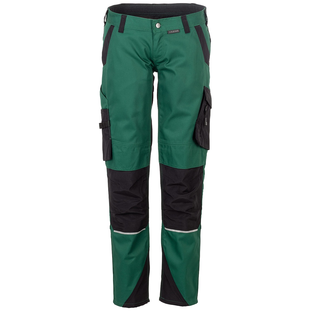 Planam Bundhose Norit Damen Gr. 44 grün/schwarz