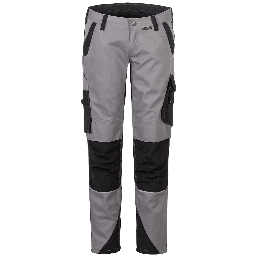 Planam Bundhose Norit Damen Gr. 52 zink/schwarz