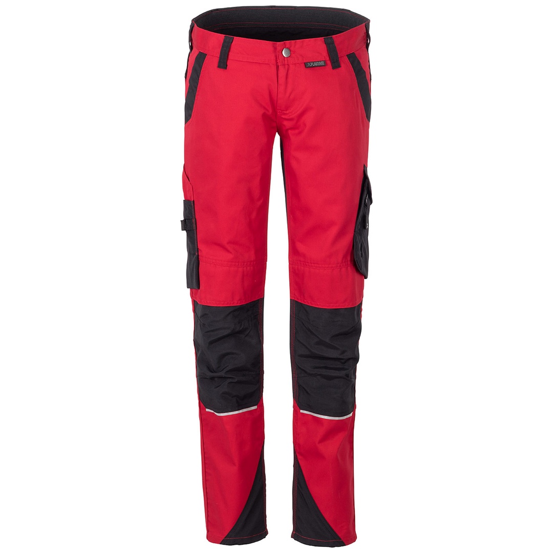 Planam Bundhose Norit Damen Gr. 46 rot/schwarz