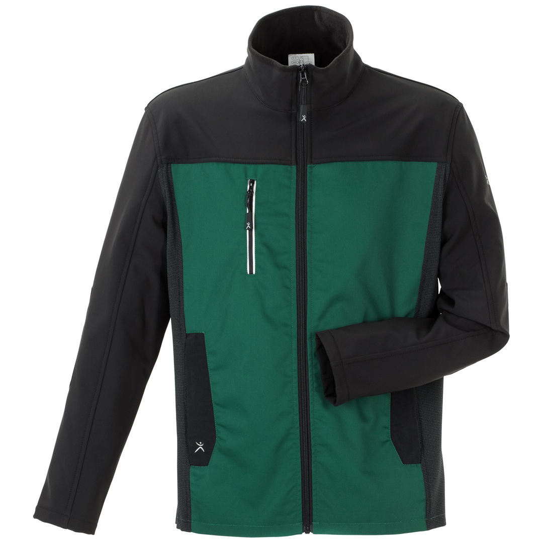 Planam Hybridjacke Norit Herren Gr. 102 grün/schwarz