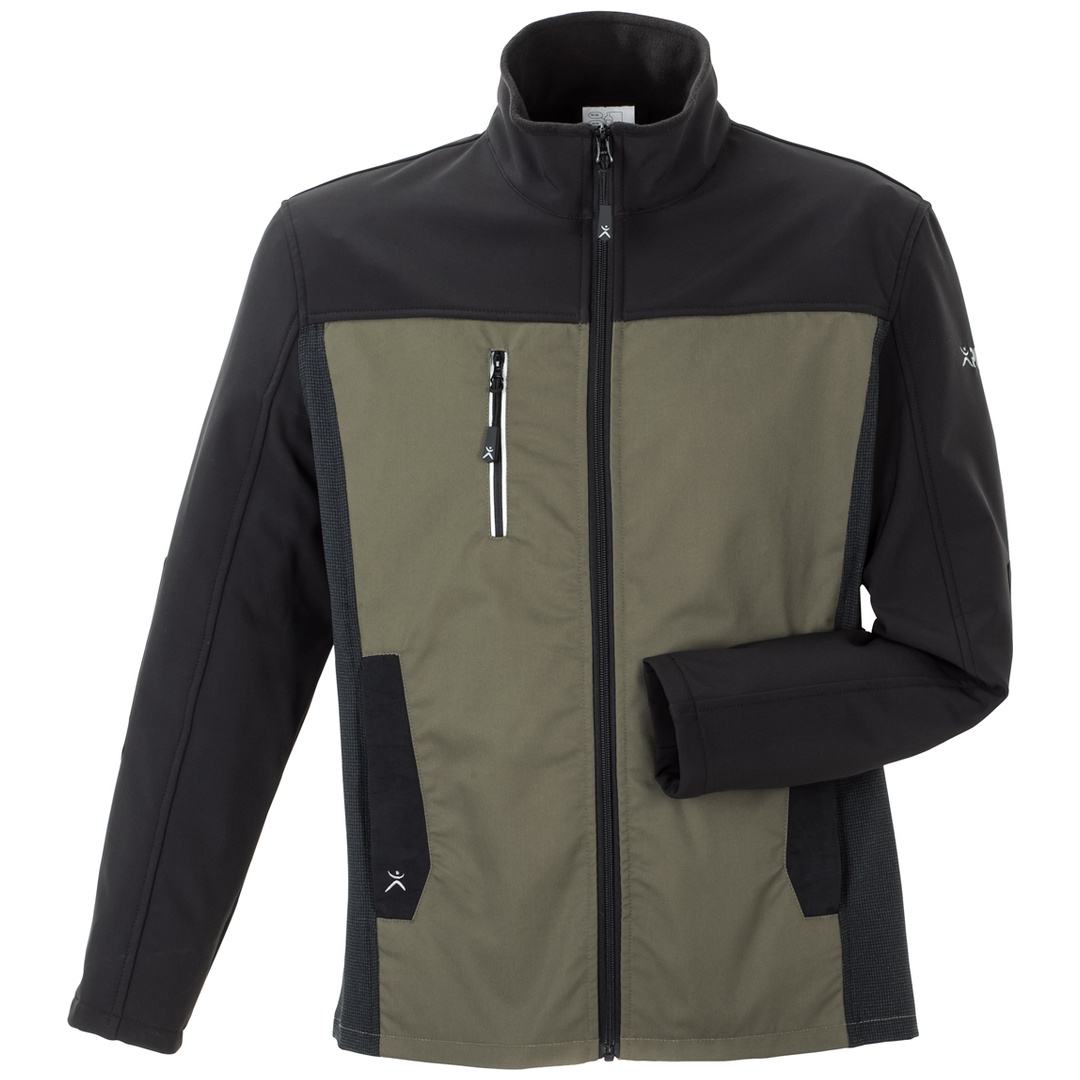 Planam Hybridjacke Norit Herren Gr. 48 oliv/schwarz