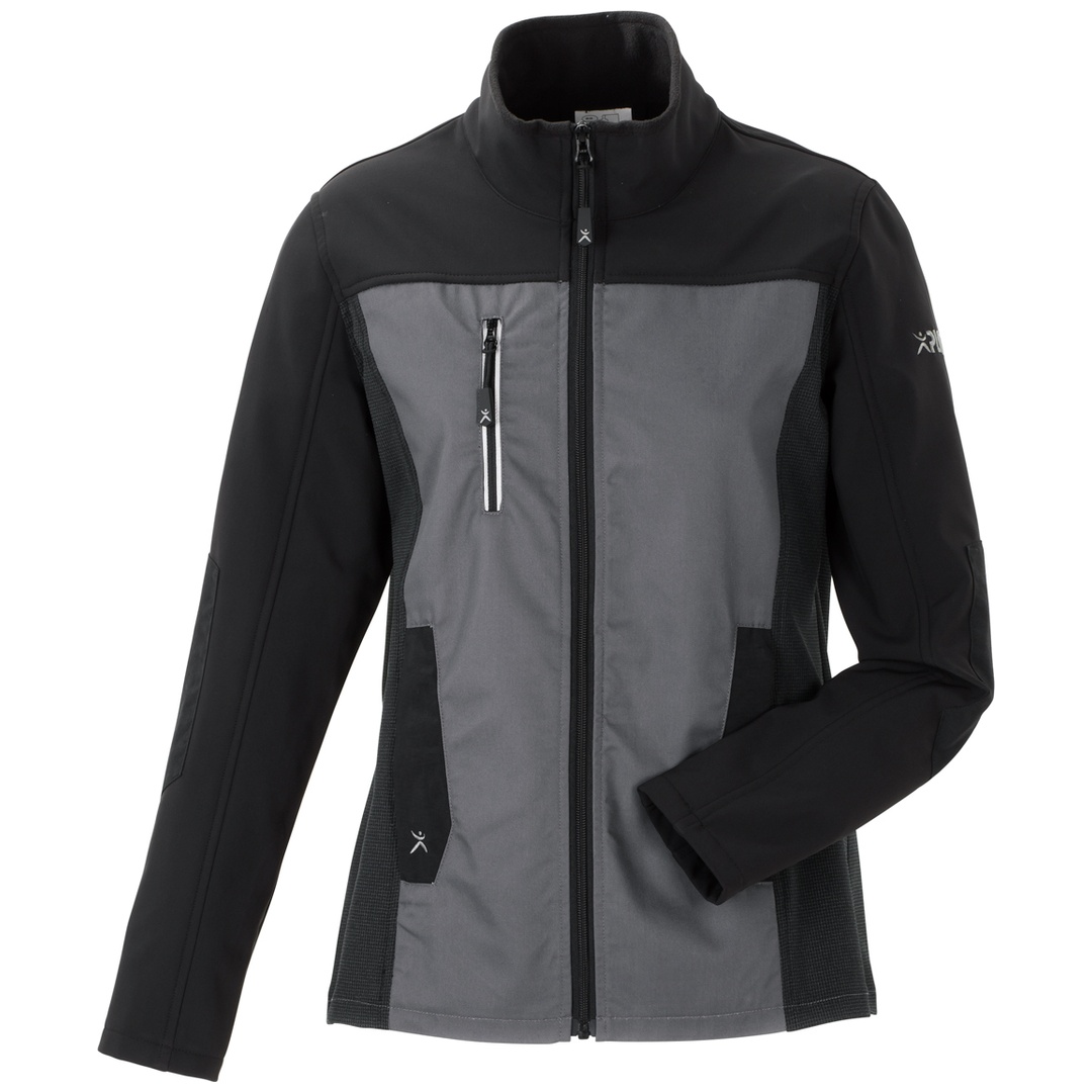 Planam Hybridjacke Norit Damen Gr. 54 schiefer/schwarz
