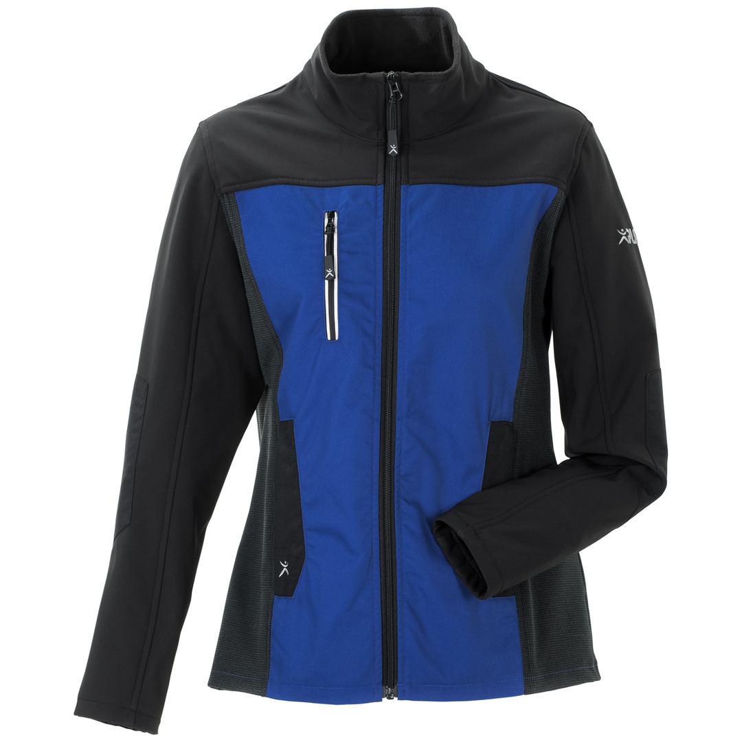 Planam Hybridjacke Norit Damen Gr. 40 kornblau/schwarz