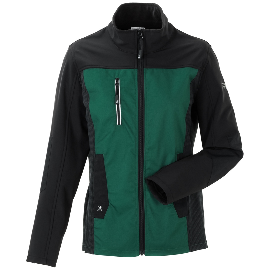 Planam Hybridjacke Norit Damen Gr. 36 grün/schwarz