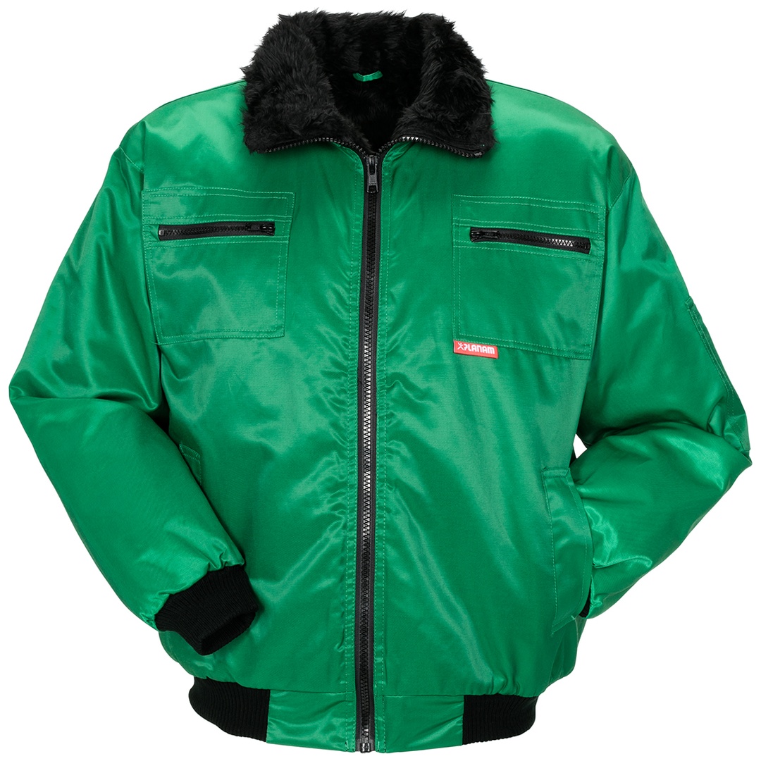 Planam Piloten-Winterjacke Outdoor Gletscher Gr. 2XL grün