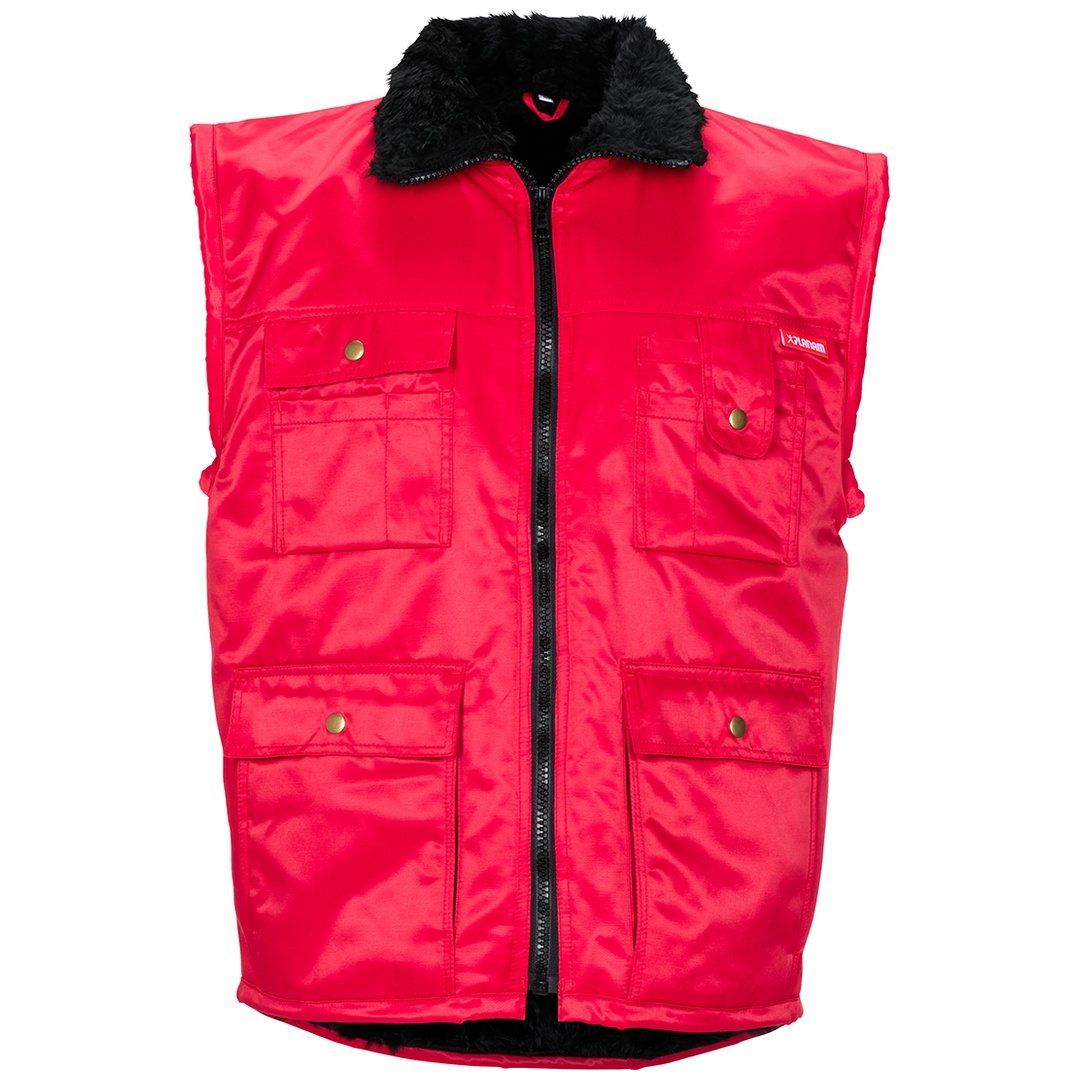 Planam Piloten-Winterweste Outdoor Gletscher Gr. M rot