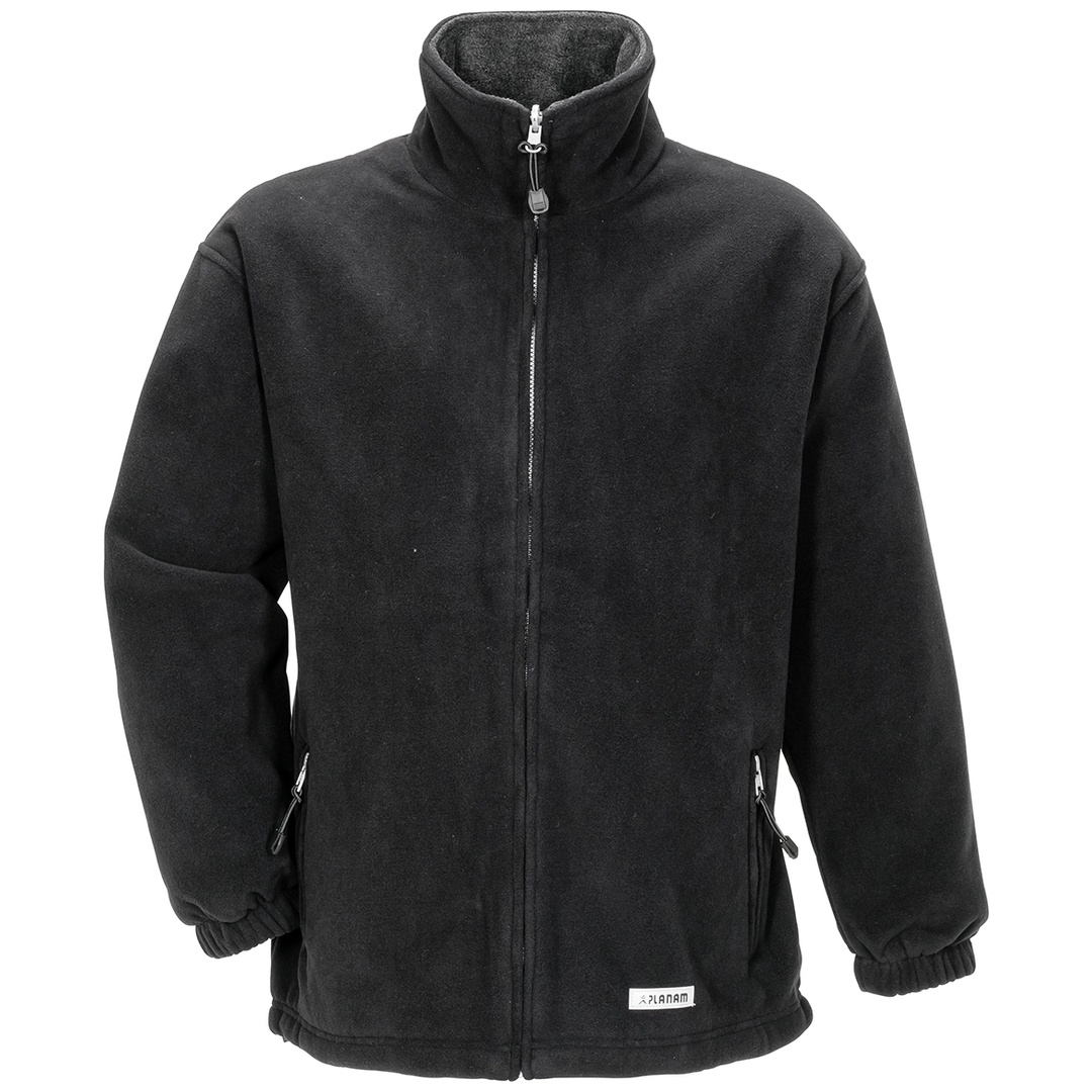 Planam Fleecejacke Outdoor Stream Gr. L schwarz/anthrazit