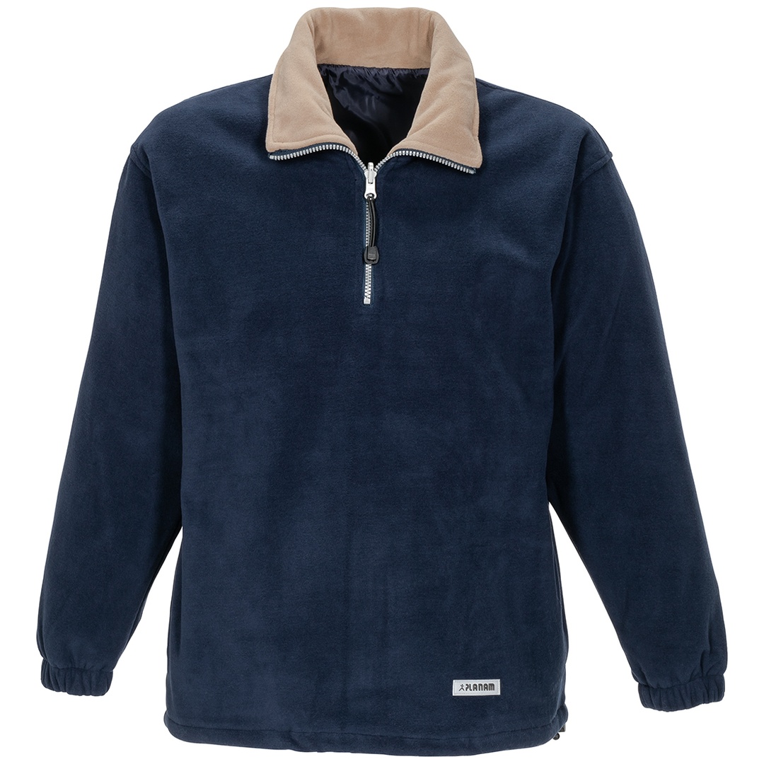 Planam Fleecetroyer Outdoor Refax Gr. XL marine/camel
