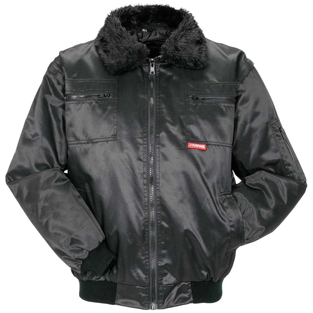Planam Comfort Jacke Outdoor Gletscher Gr. 4XL schwarz