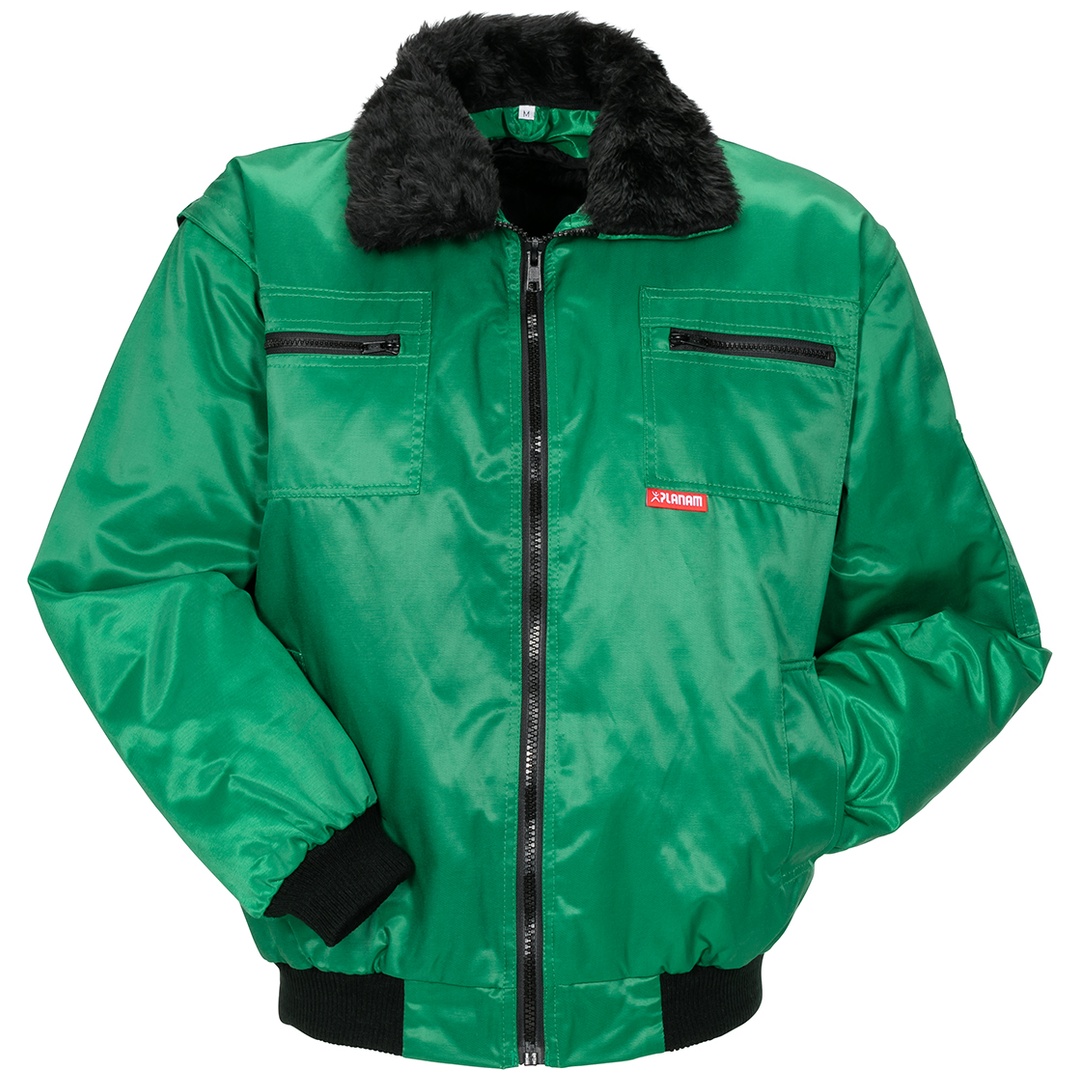 Planam Comfort Jacke Outdoor Gletscher Gr. 2XL grün