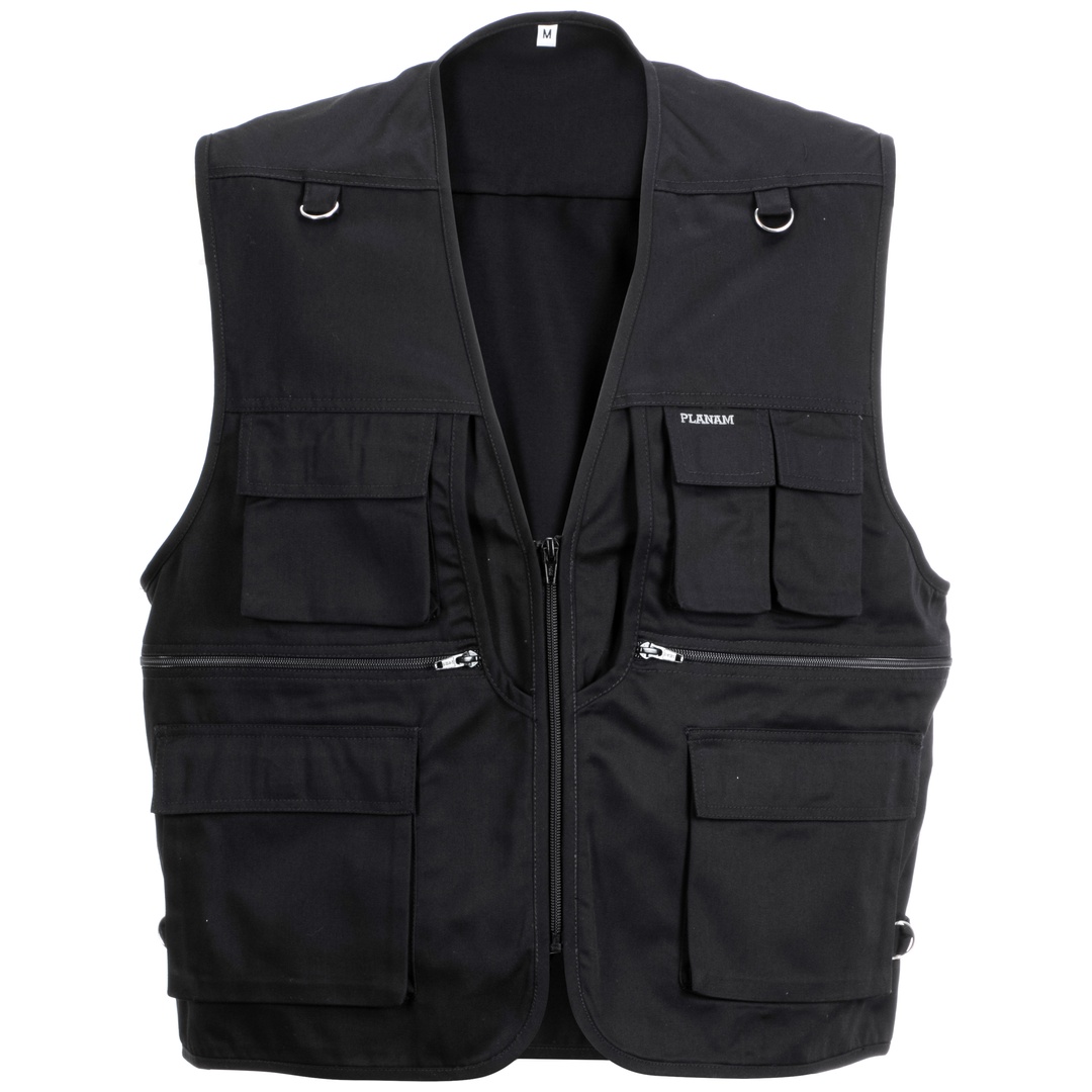 Planam leichte Sommerweste Gr. 2XL schwarz
