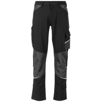 Planam Bundhose Outdoor Vario Herren Gr. 42 schwarz/grau