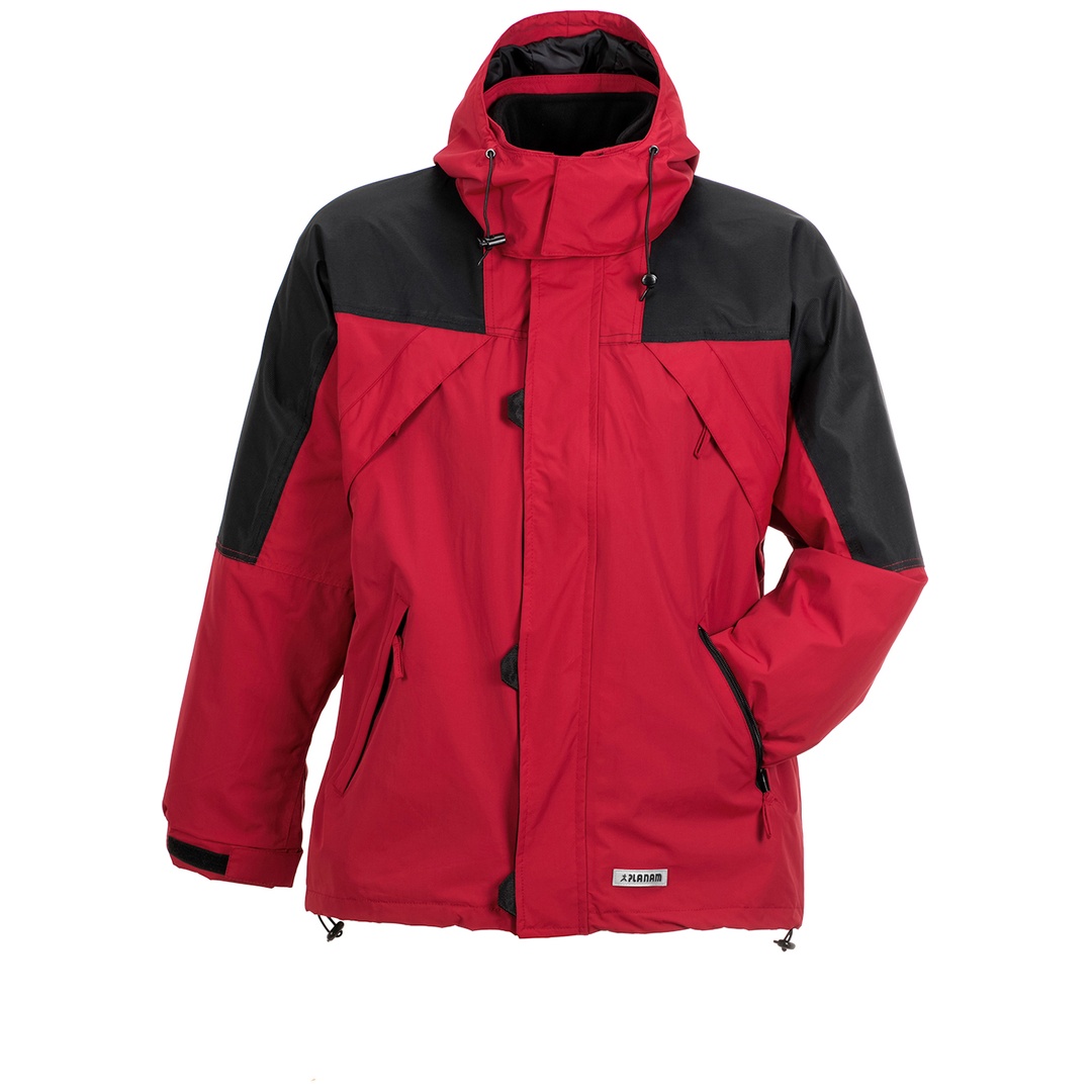 Planam Redwood Winterjacke S rot/schwarz