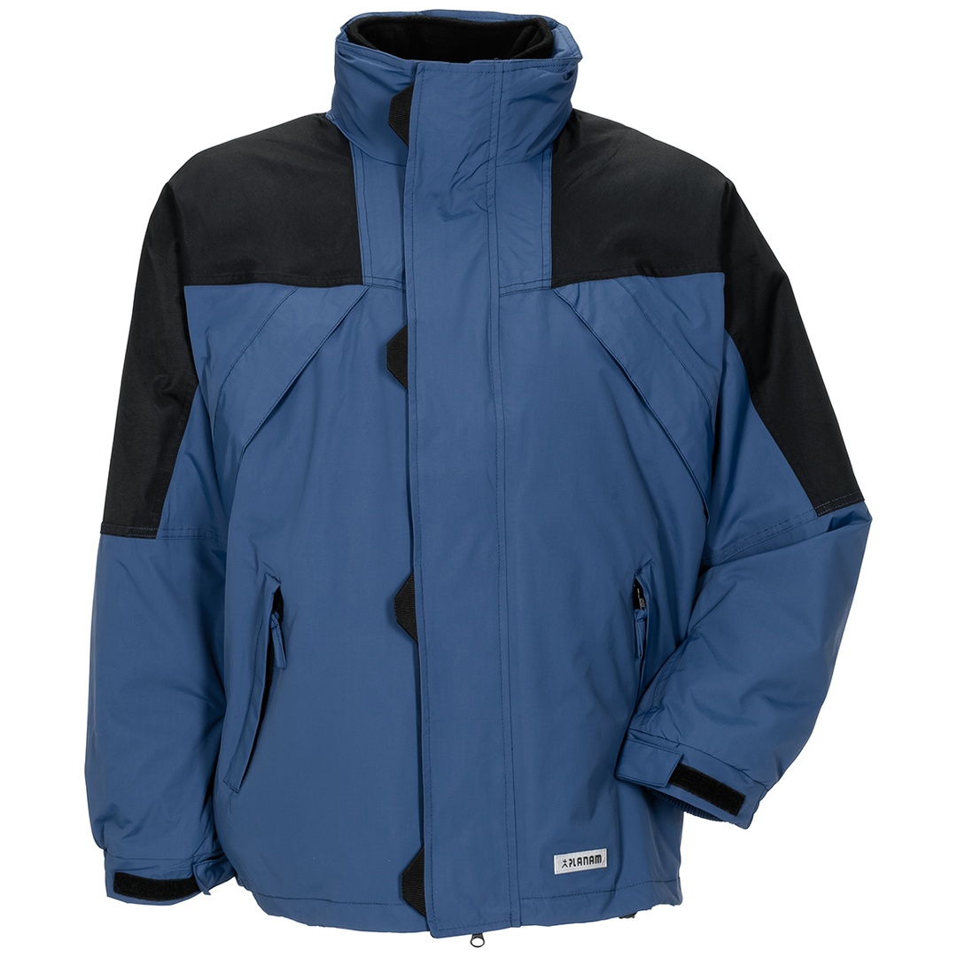 Planam Redwood Winterjacke 3XL amporablau/schwarz