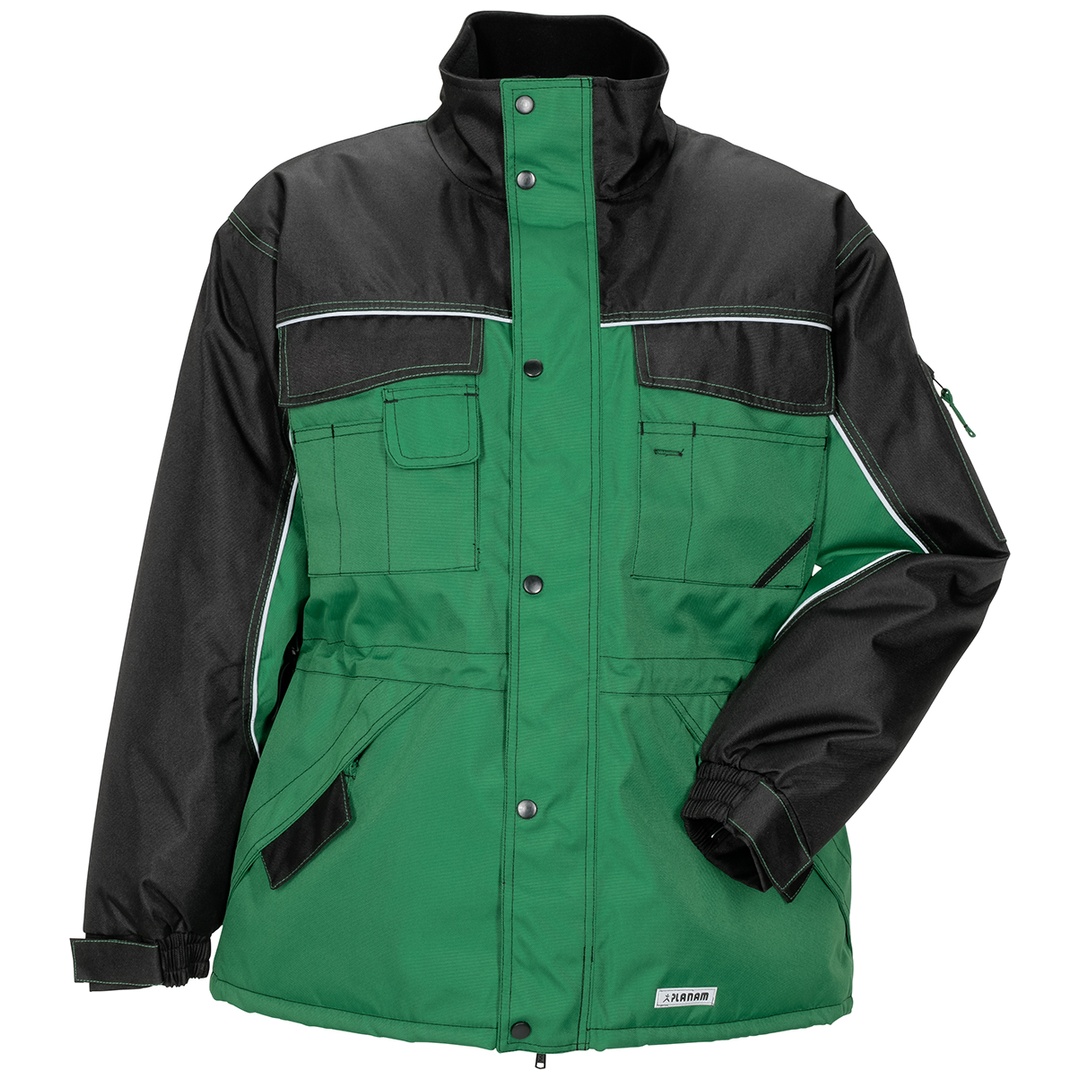 Planam Parka Outdoor Dust Gr. 2XL farngrün/schwarz