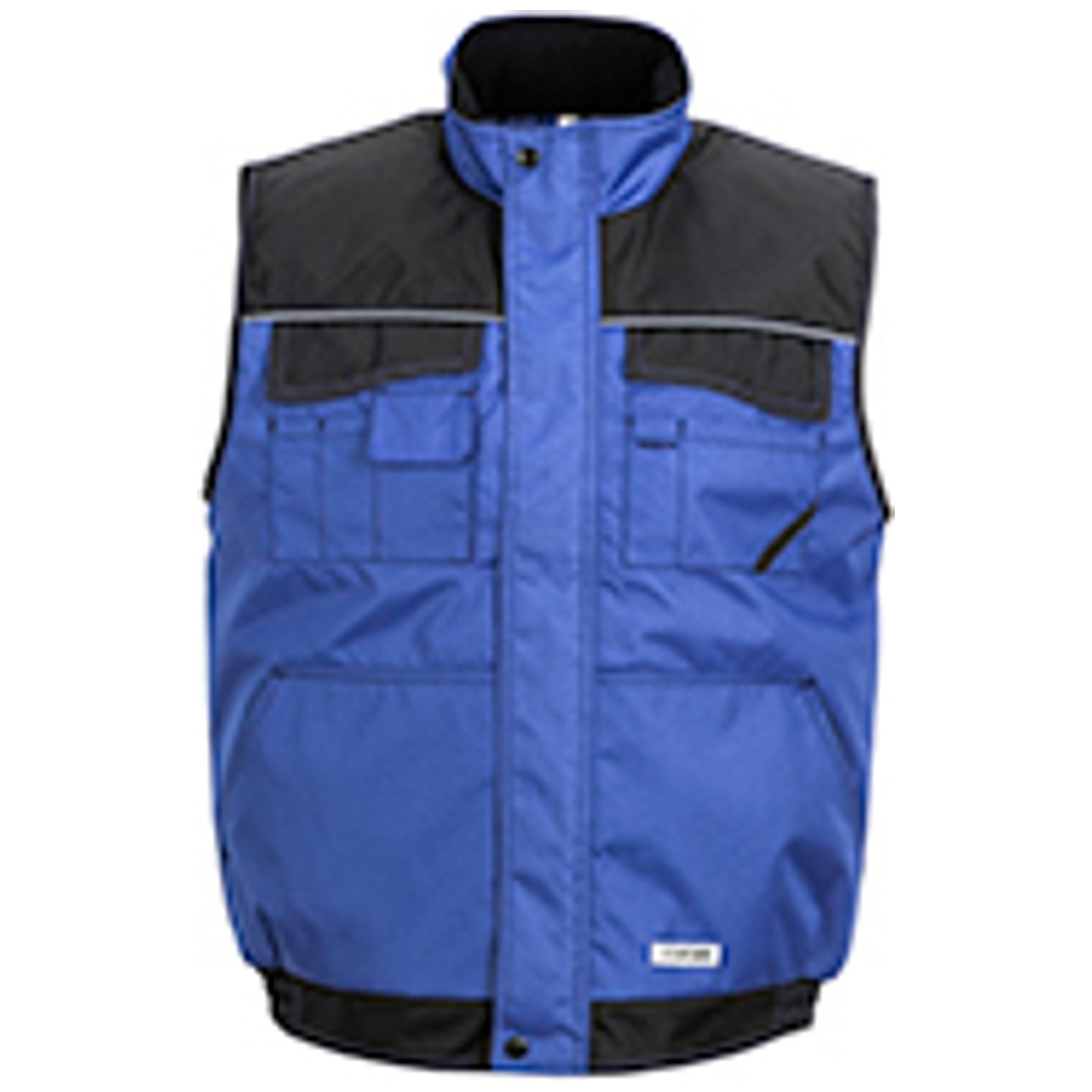 Planam Weste Outdoor Dust Gr. 2XL royalblau/schwarz