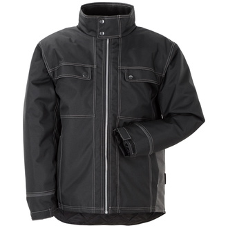 Planam Winterjacke Outdoor Raven Gr. XS schwarz/grau