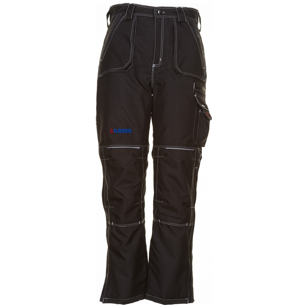 Planam Winterhose Outdoor Basalt Gr. L schwarz