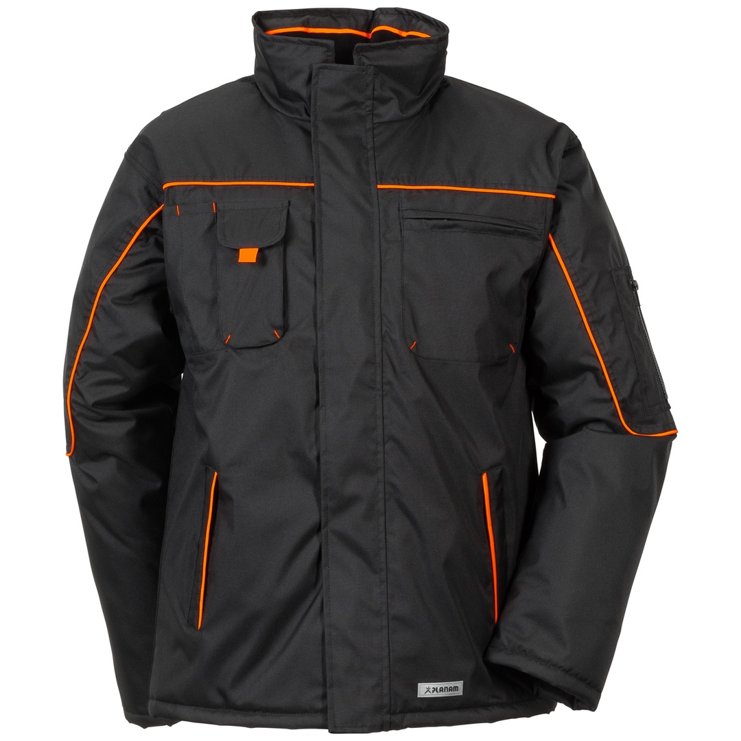 Planam Funktionsjacke Outdoor Piper Gr. L schwarz/orange
