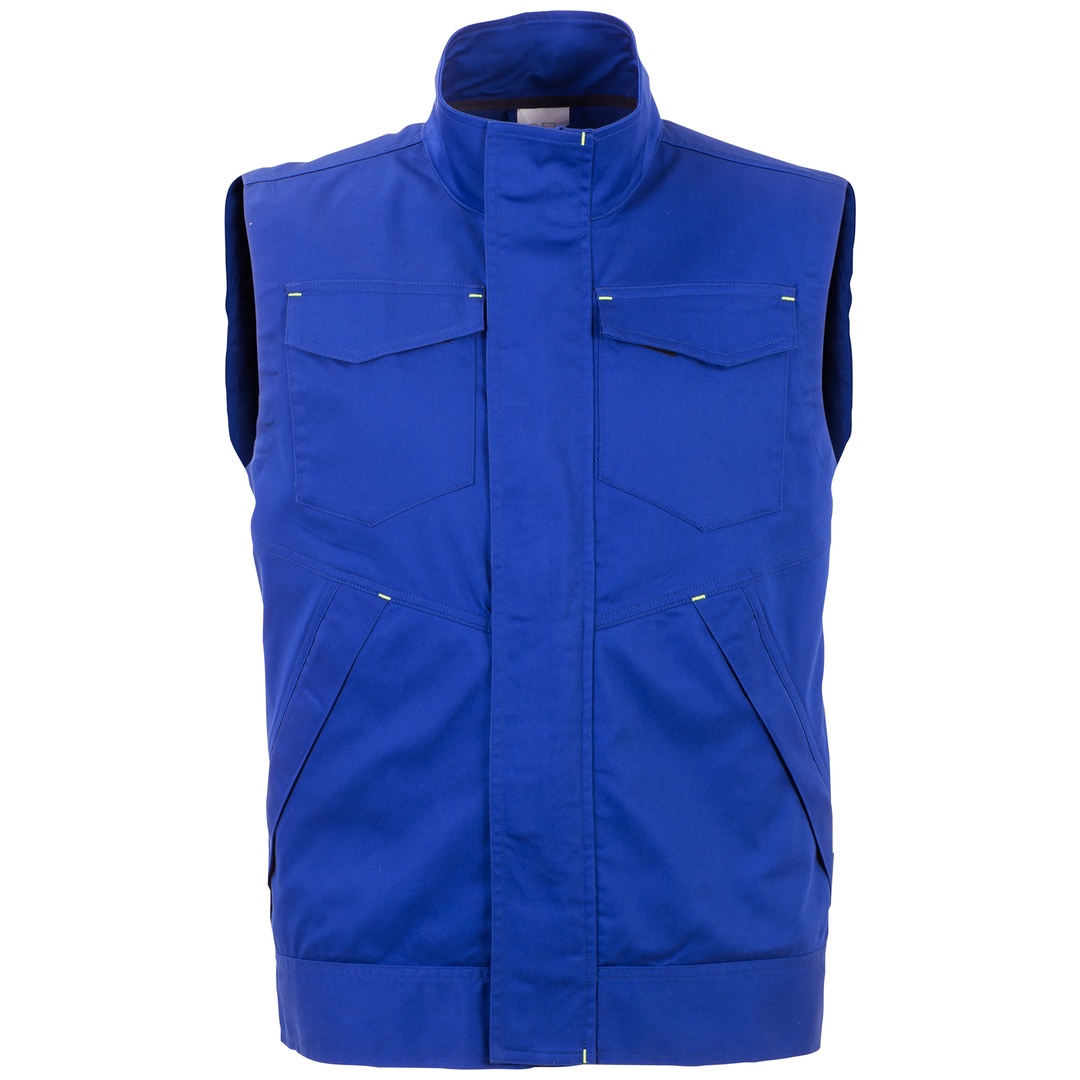 Planam Weste Stretchline Gr. 2XL kornblau