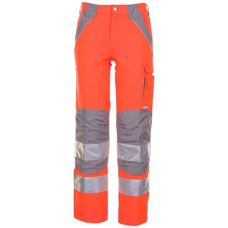 Planam Warnschutz Bundhose Plaline Gr. 24 orange/zink