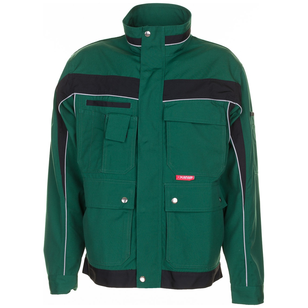 Planam Bundjacke Plaline Gr. 25 grün/schwarz