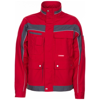 Planam Bundjacke Plaline Gr. 42 rot/schiefer