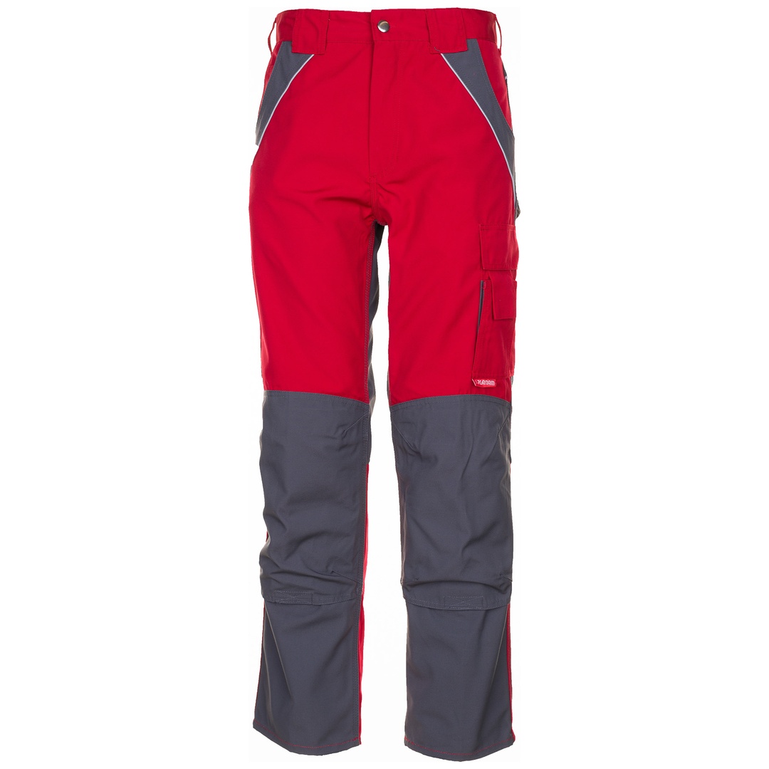 Planam Bundhose Plaline Gr. 102 rot/schiefer