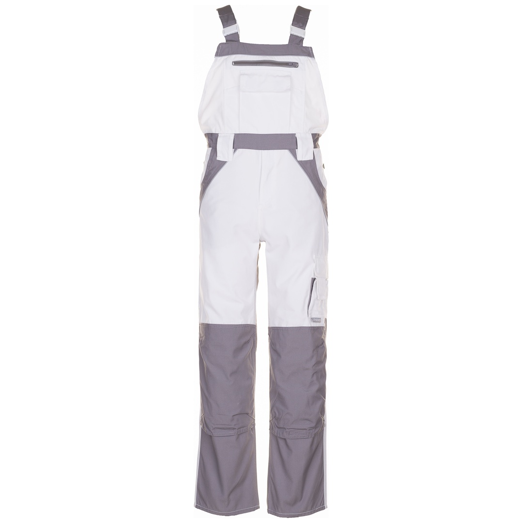 Planam Latzhose Plaline Gr. 98 reinweiß/zink