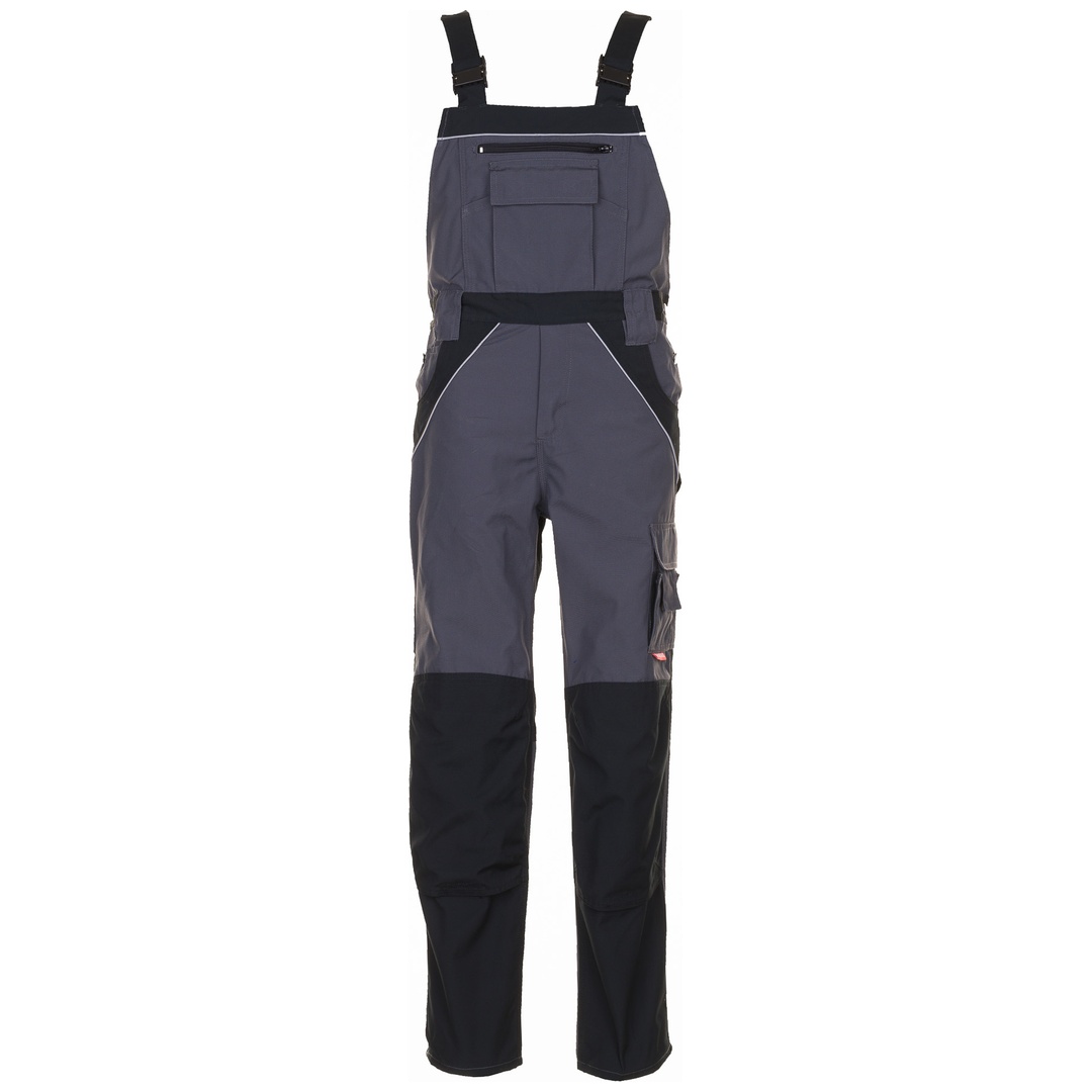 Planam Latzhose Plaline Gr. 28 schiefer/schwarz