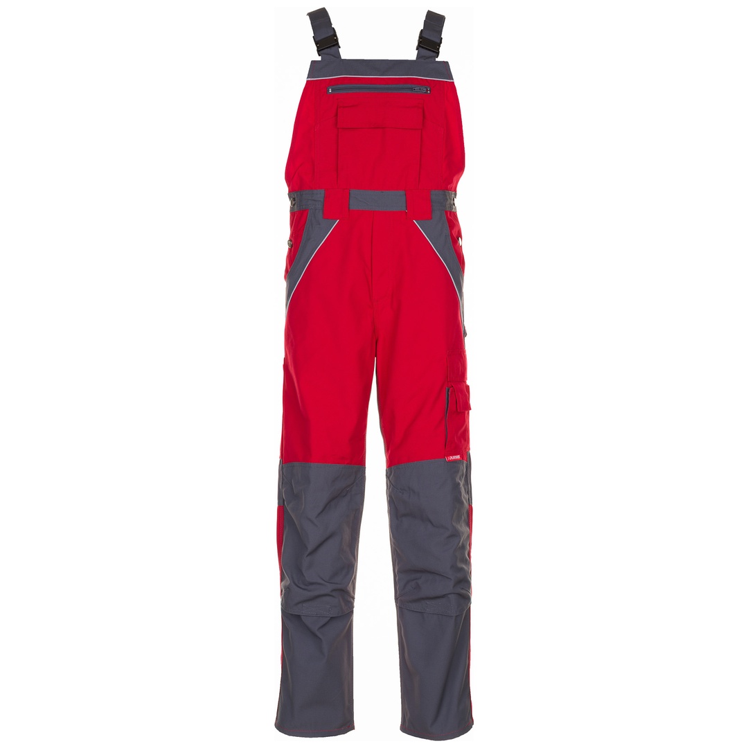 Planam Latzhose Plaline Gr. 29 rot/schiefer