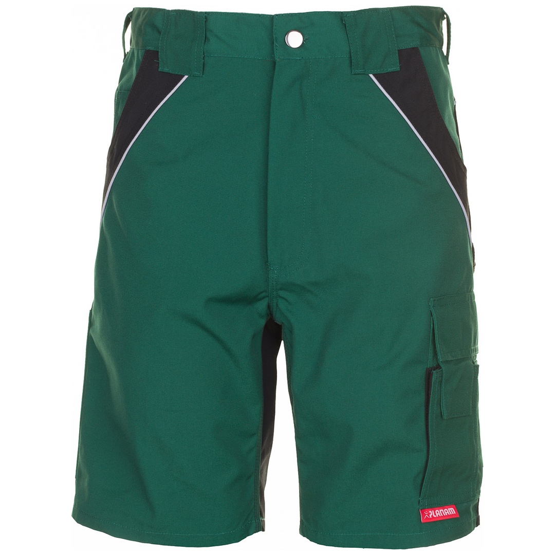 Planam Shorts Plaline Gr. L grün/schwarz