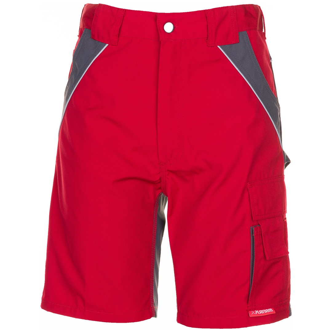 Planam Shorts Plaline Gr. XL rot/schiefer