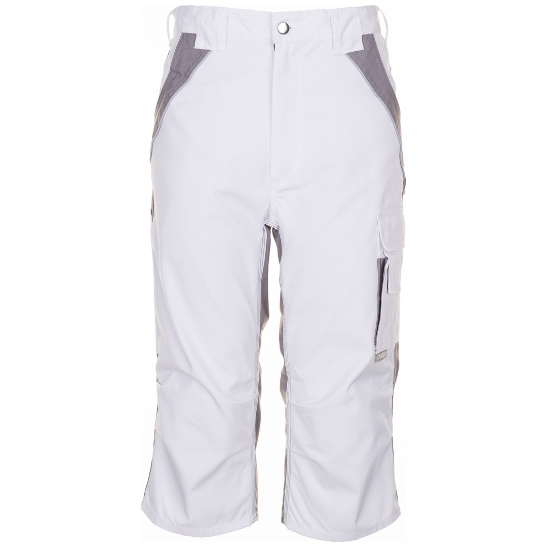 Planam Dreiviertel-Hose Plaline Gr. 3XL reinweiß/zink