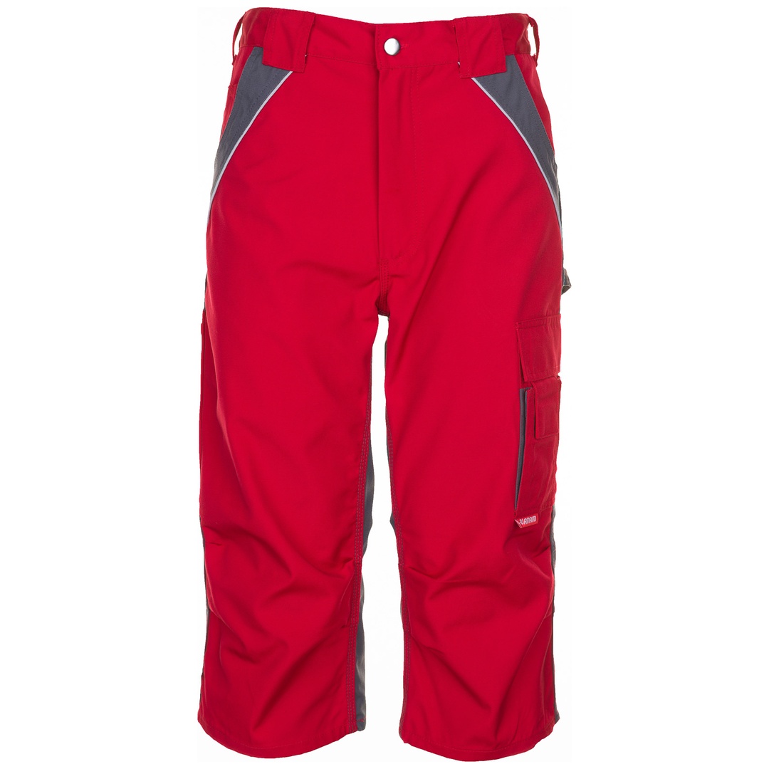 Planam Dreiviertel-Hose Plaline Gr. 2XL rot/schiefer