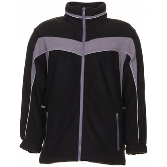 Planam Fleecejacke Plaline Gr. XS schwarz/zink