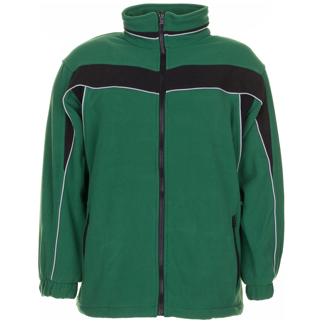 Planam Fleecejacke Plaline Gr. 2XL grün/schwarz