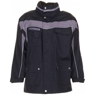 Planam Allwetterjacke Plaline Gr. XS schwarz/zink