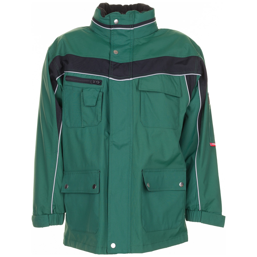 Planam Allwetterjacke Plaline Gr. XL grün/schwarz