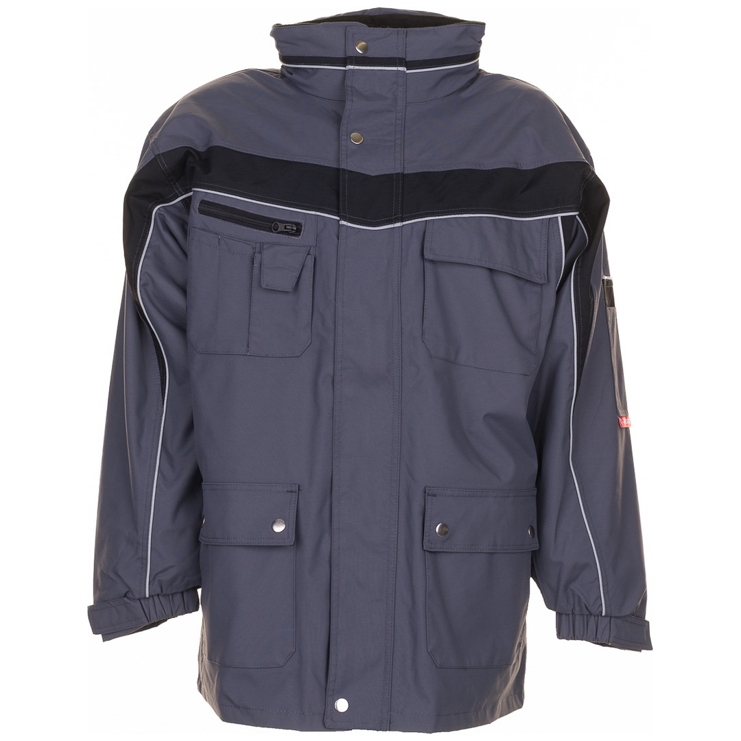 Planam Allwetterjacke Plaline Gr. 3XL schiefer/schwarz