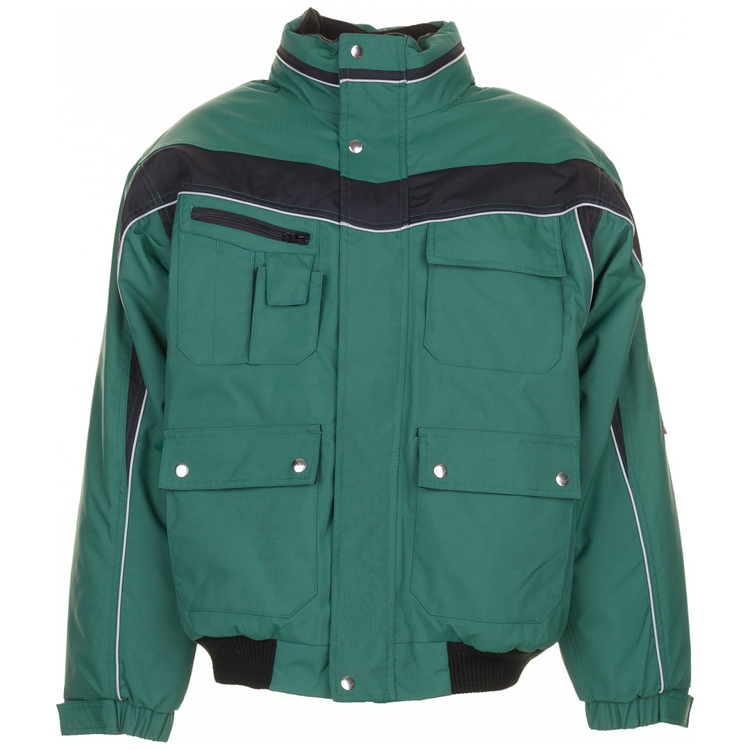 Planam Winterblouson Plaline Gr. 4XL grün/schwarz