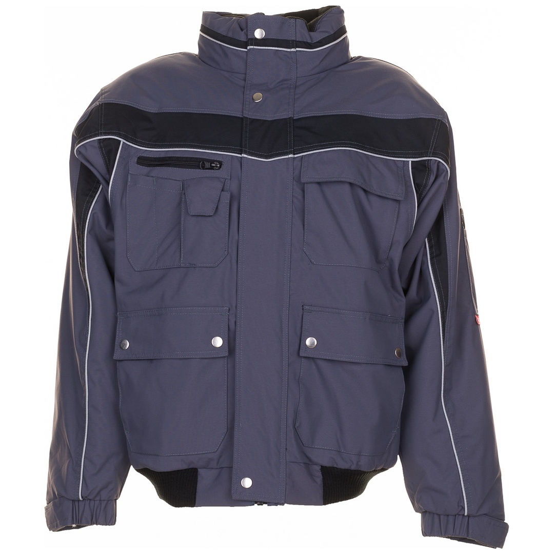 Planam Winterblouson Plaline Gr. 2XL schiefer/schwarz
