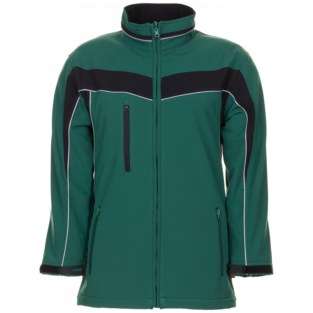 Planam Softshelljacke Plaline Gr. 4XL grün/schwarz