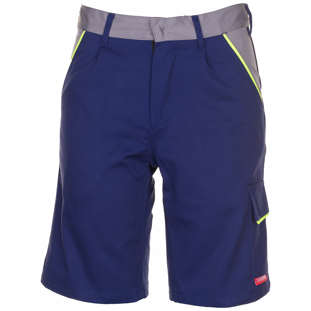 Planam Shorts Visline, Gr. L marine/gelb/zink